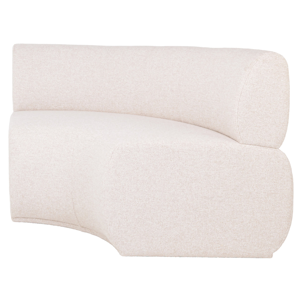 Sitzbank Sorrobon cayenne ecru round - fully upholstered