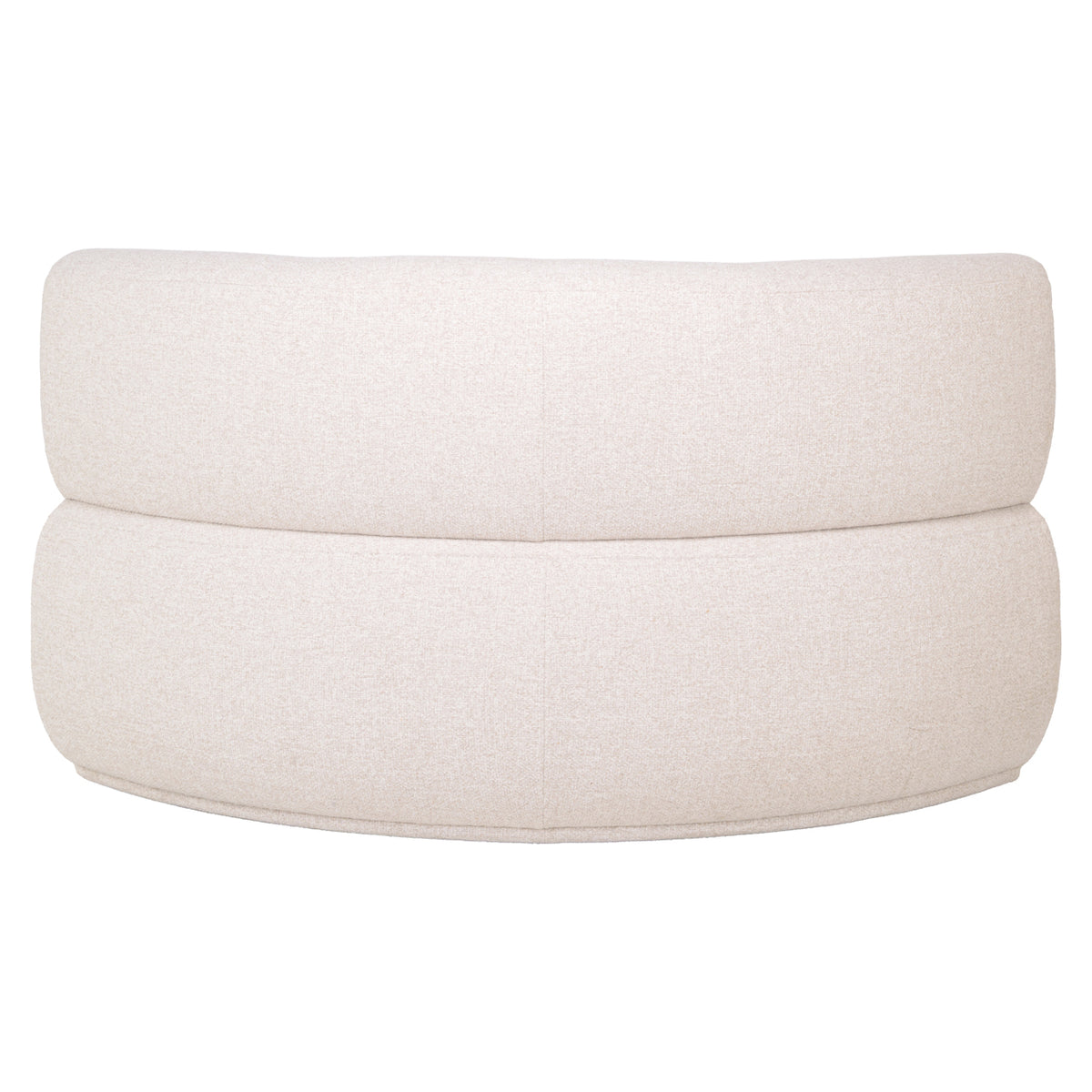 Sitzbank Sorrobon cayenne ecru round - fully upholstered