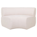 Sitzbank Sorrobon cayenne ecru round - fully upholstered