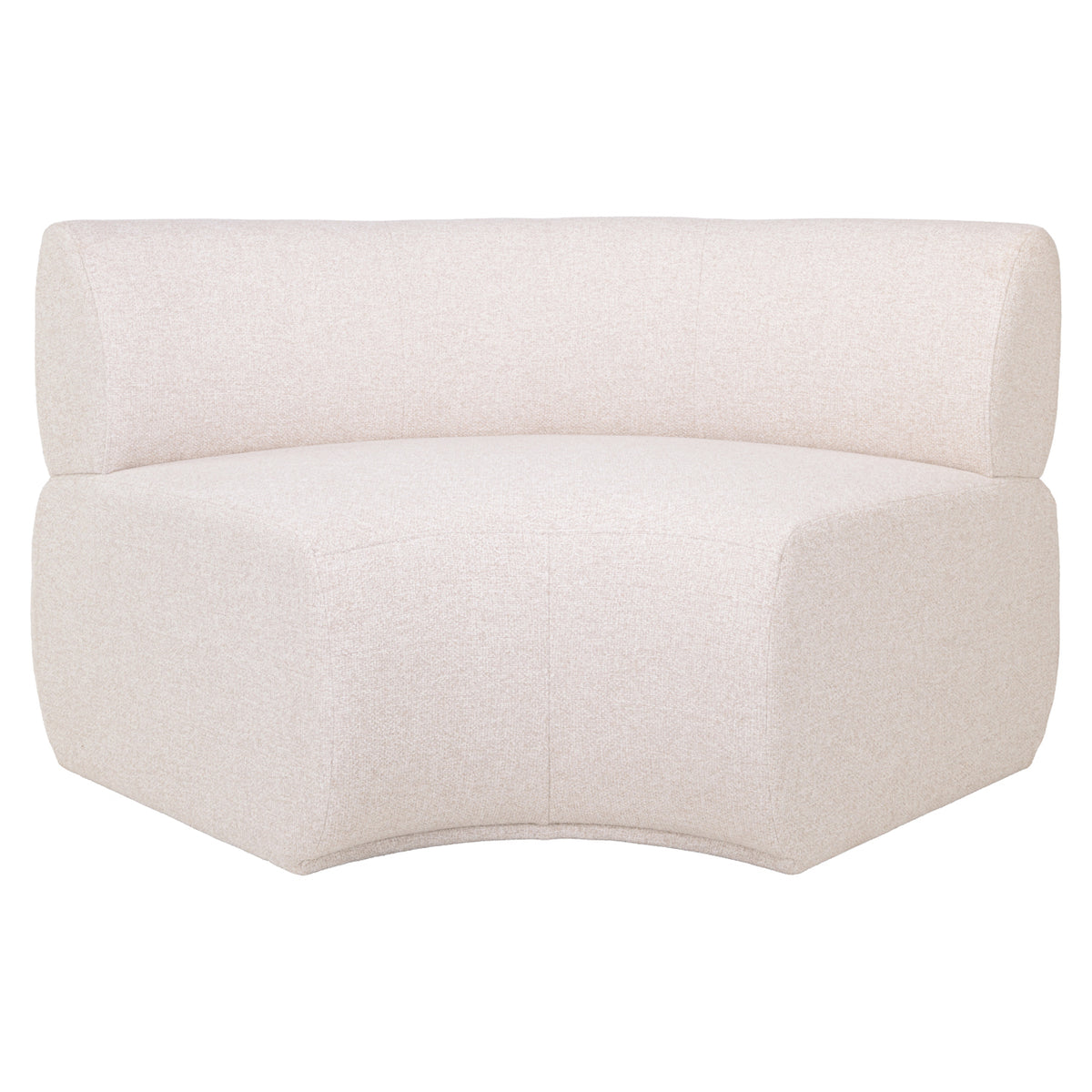 Sitzbank Sorrobon cayenne ecru round - fully upholstered