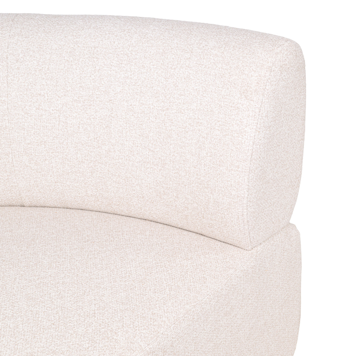 Sitzbank Sorrobon cayenne ecru round - fully upholstered