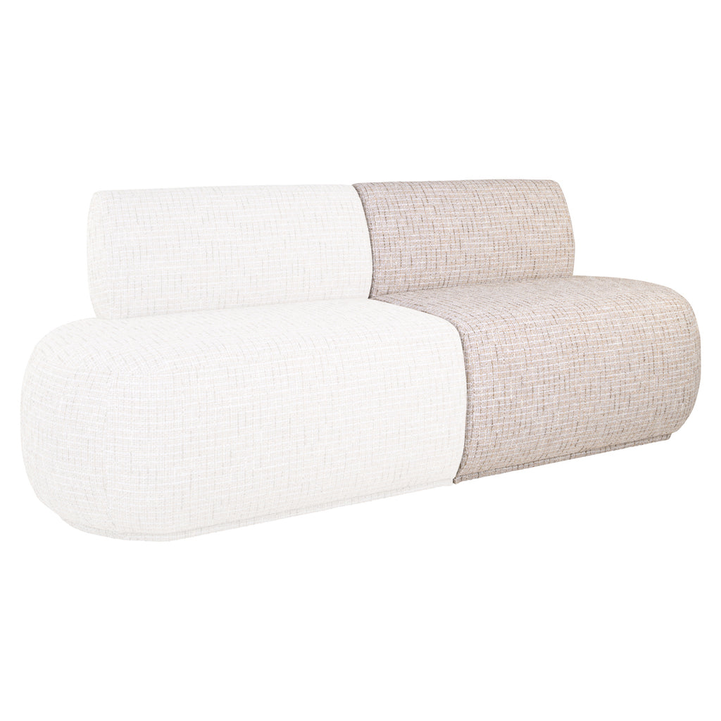 Sitzbank Sorrobon trendy cream open end right straight