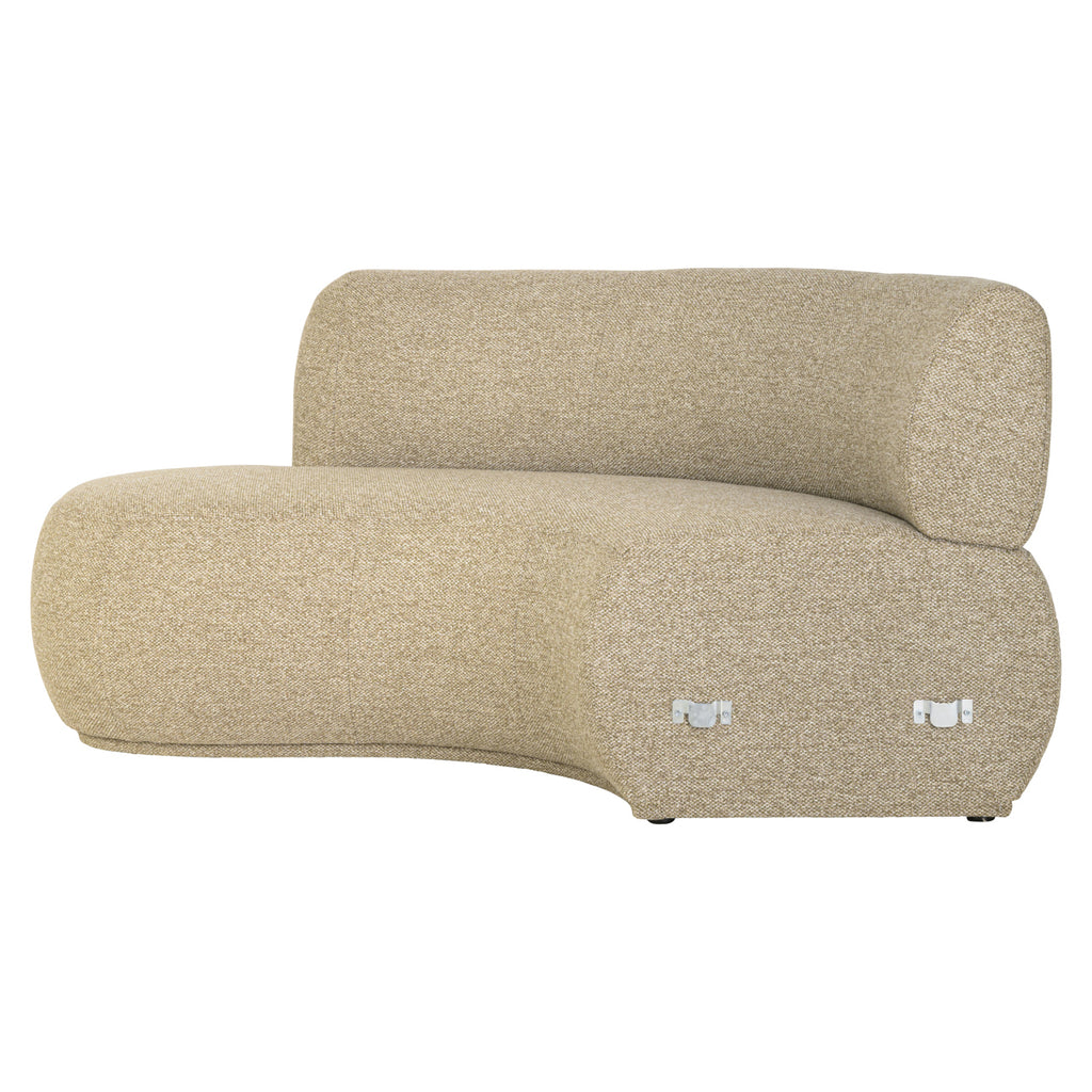 Sitzbank Sorrobon cayenne green open end left round