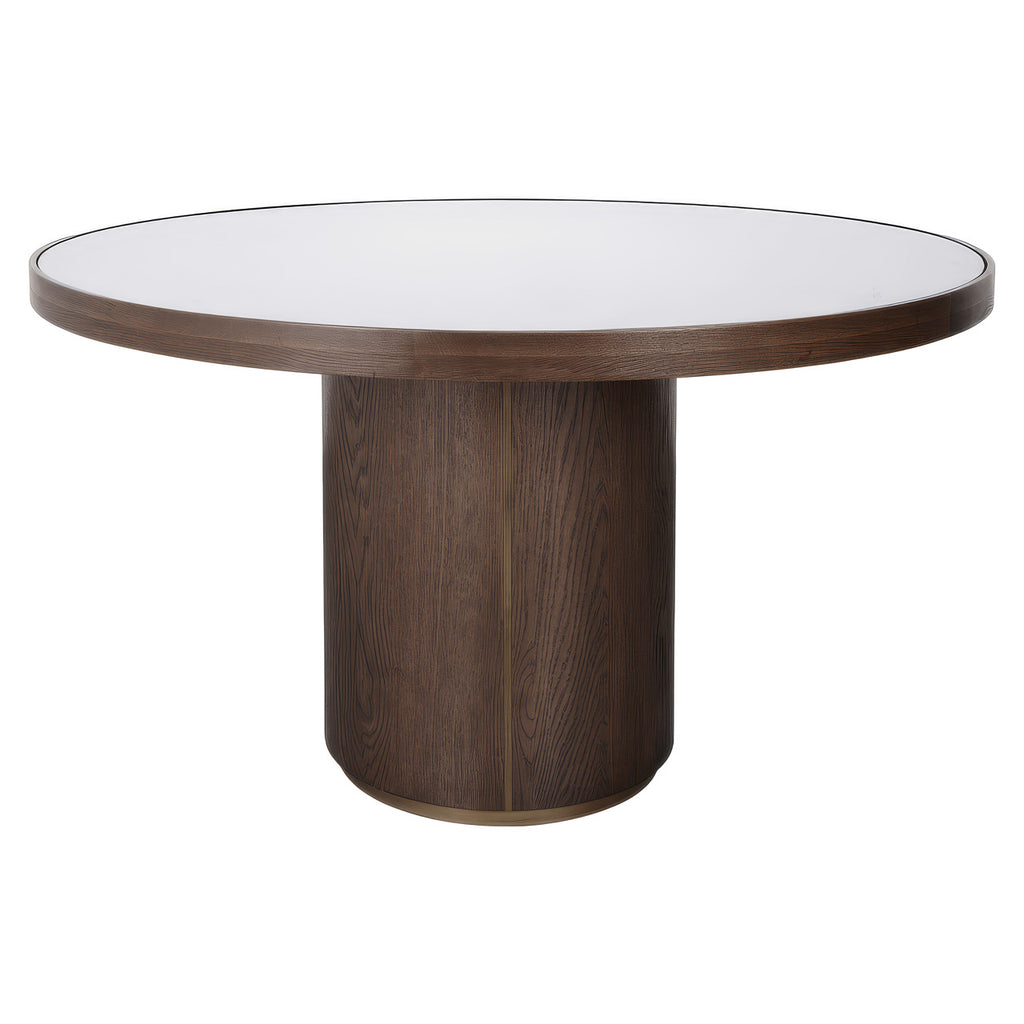 Esstisch Willox beige 130Ø including glass