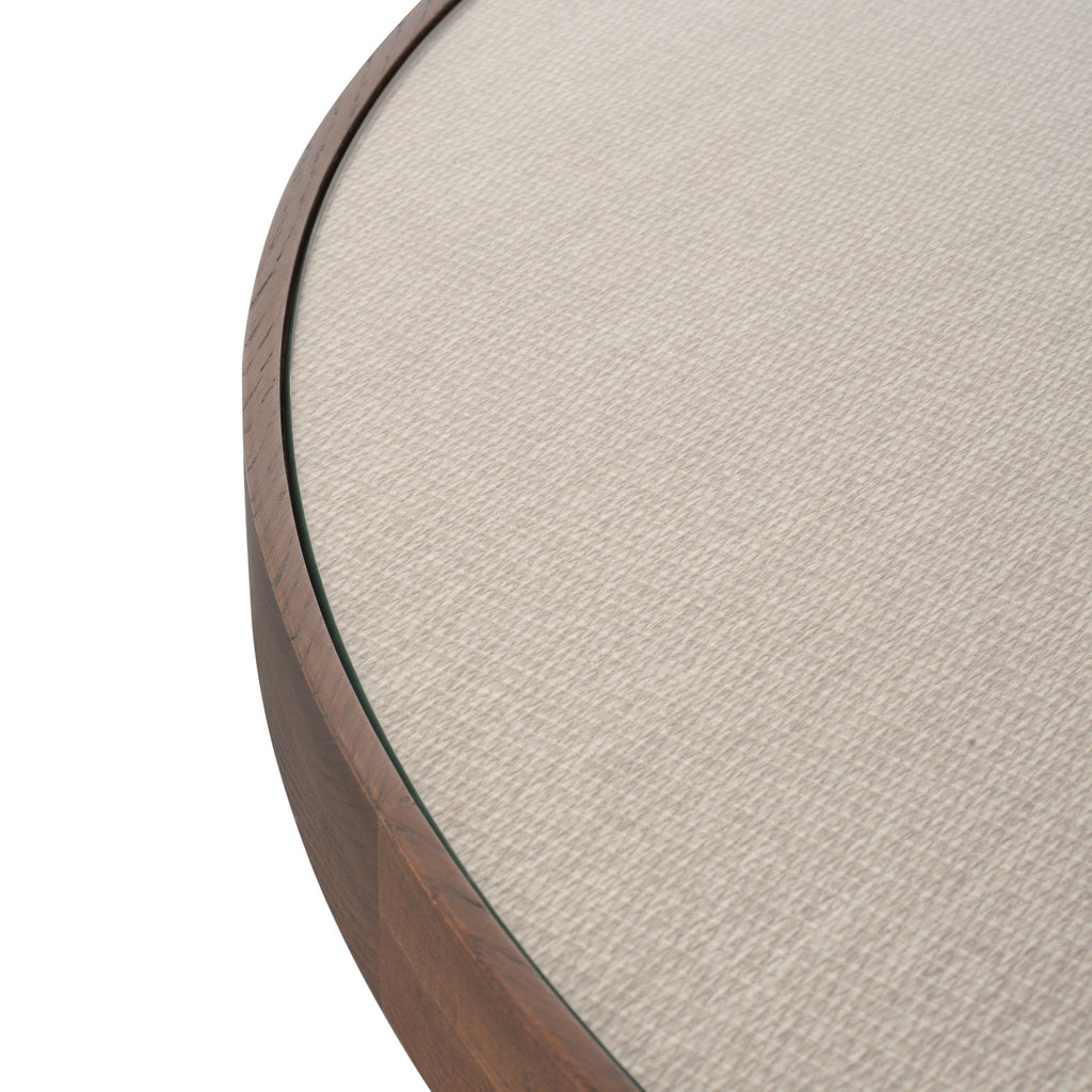 Esstisch Willox beige 130Ø including glass