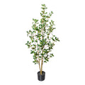 Ficus ginseng x2,ca 130cm; PU-Stamm im Kunststofftopf 15x12,5cm, mit Erde