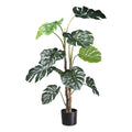 Splitphilodendron x12 Blaetter 140cm gruen,im Kunststofftopf 17x15cm mit Erde