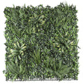Premium Kunststoff-Blaettermatte 100x100cm, gruen, UV-bestaendig, schwer entflammbar