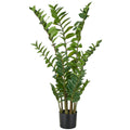 Zamifolia x11, 220 Bl. aus PEVA, 110cm, gruen, im Topf D17x14,5cm
