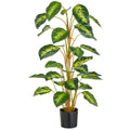 Dieffenbachia reeva, 90cm, 29 Bl., gruen, im Kunststofftopf 12,5x11,5cm
