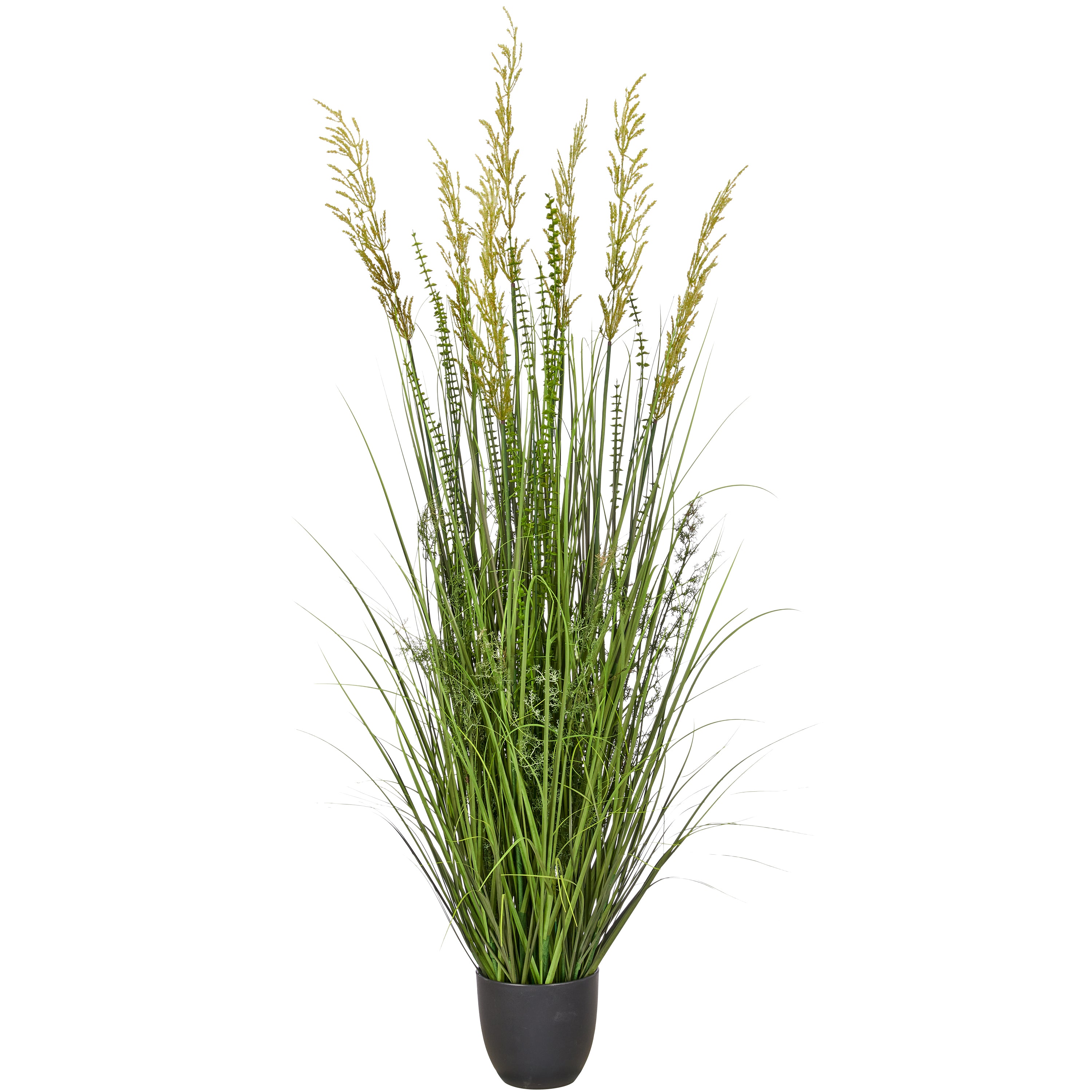 Gras-Mix-Busch, 150cm, gruen, im Kunststofftopf 18x16,5cm