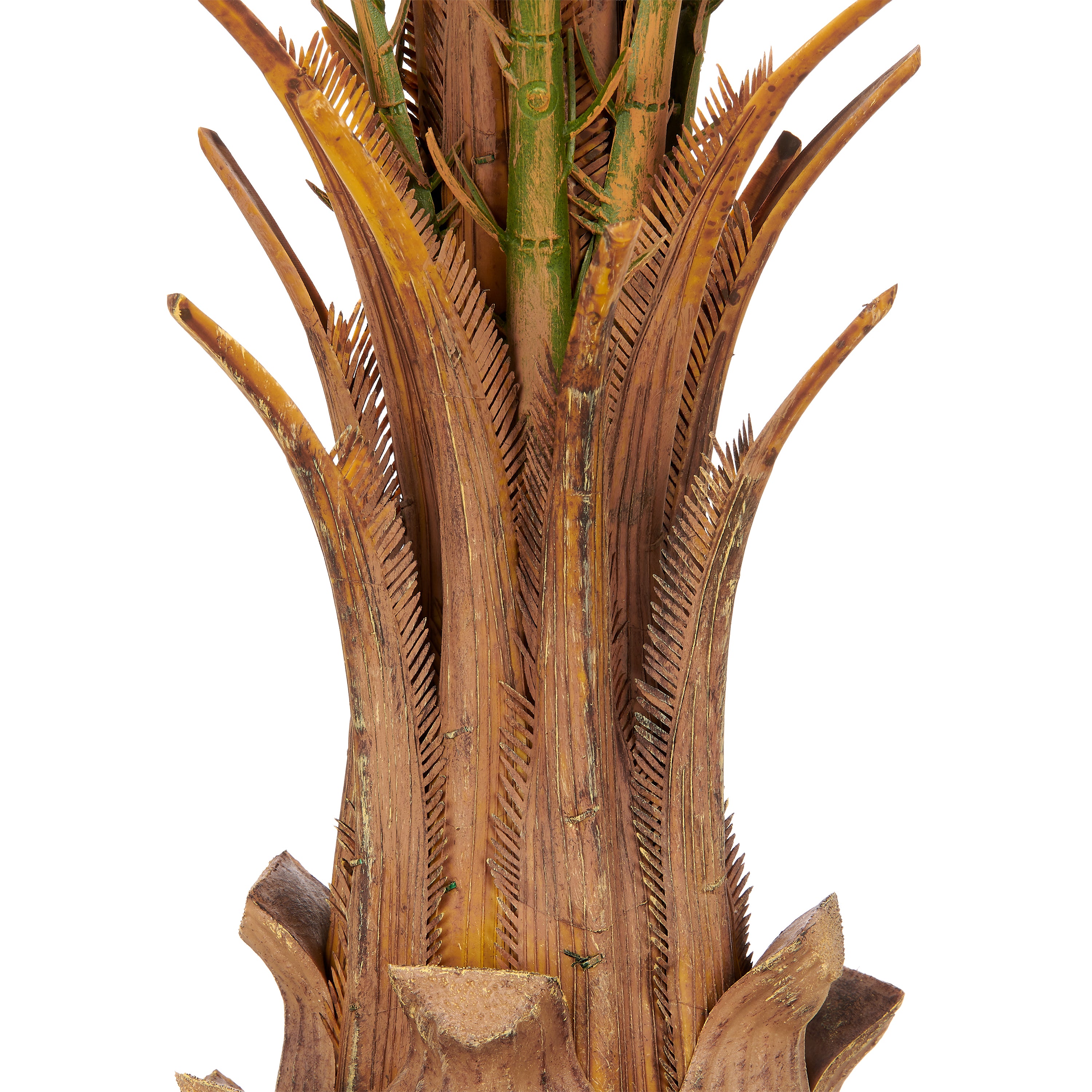 Phoenix roebelenii Palme x12, 125cm, gruen, im Kunststofftopf creme 33x26cm
