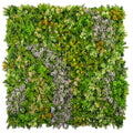 Wandmatte Selaginella mixed, 100x100cm, gruen, Kunststoff, UV-bestaendig