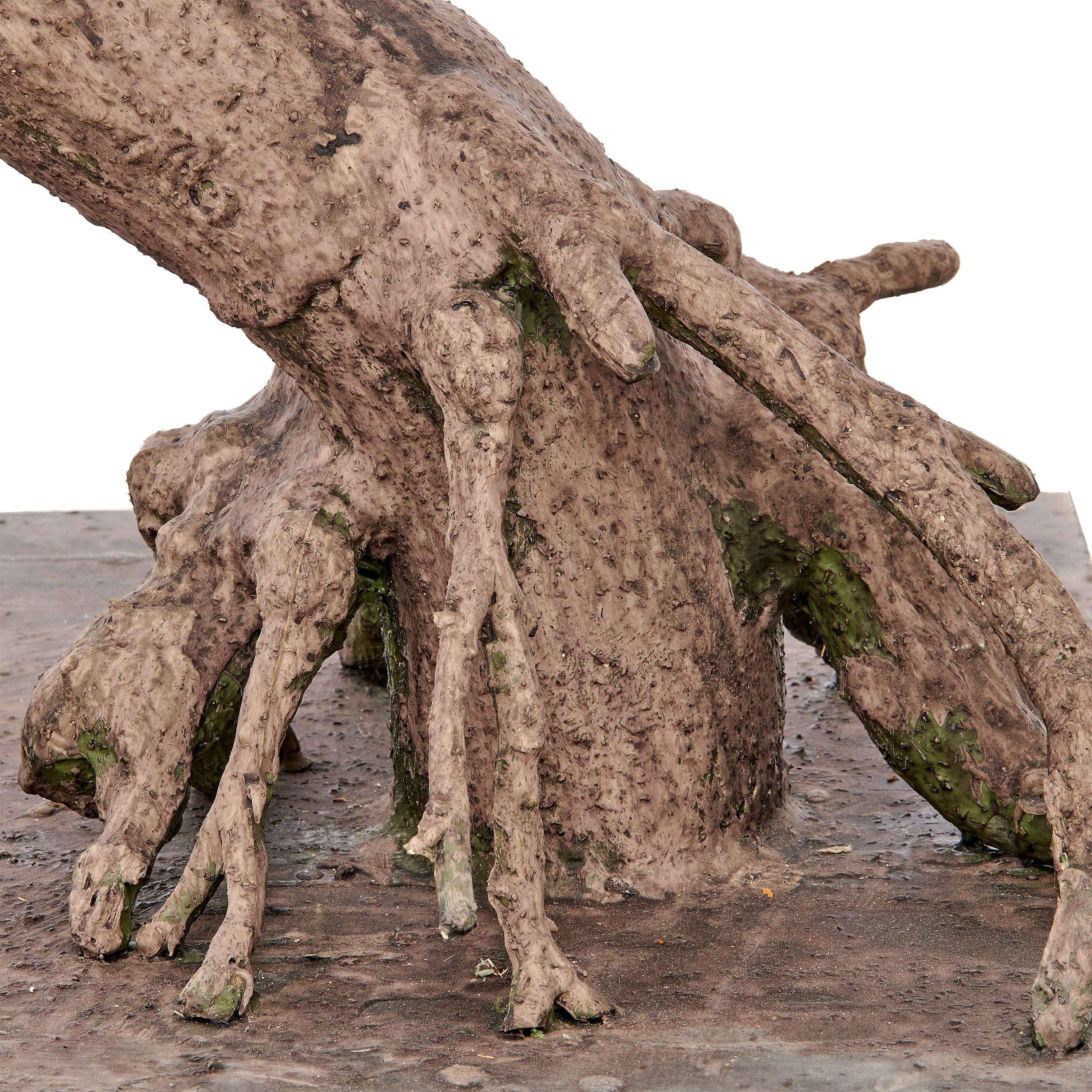 Bonsai Podocarpus macrophyllus, 160x200cm, gruen, Kunststoff, auf Holzplatte 60x60cm, k.d.p.