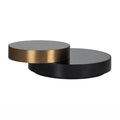 Couchtisch Alexander Jones black/gold (Slice)