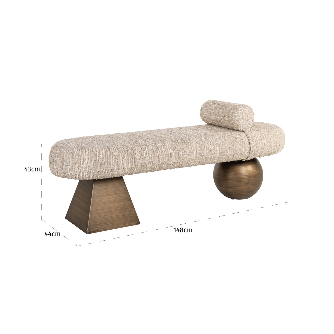 Bank Alexander Jones beige angora (Geneva)