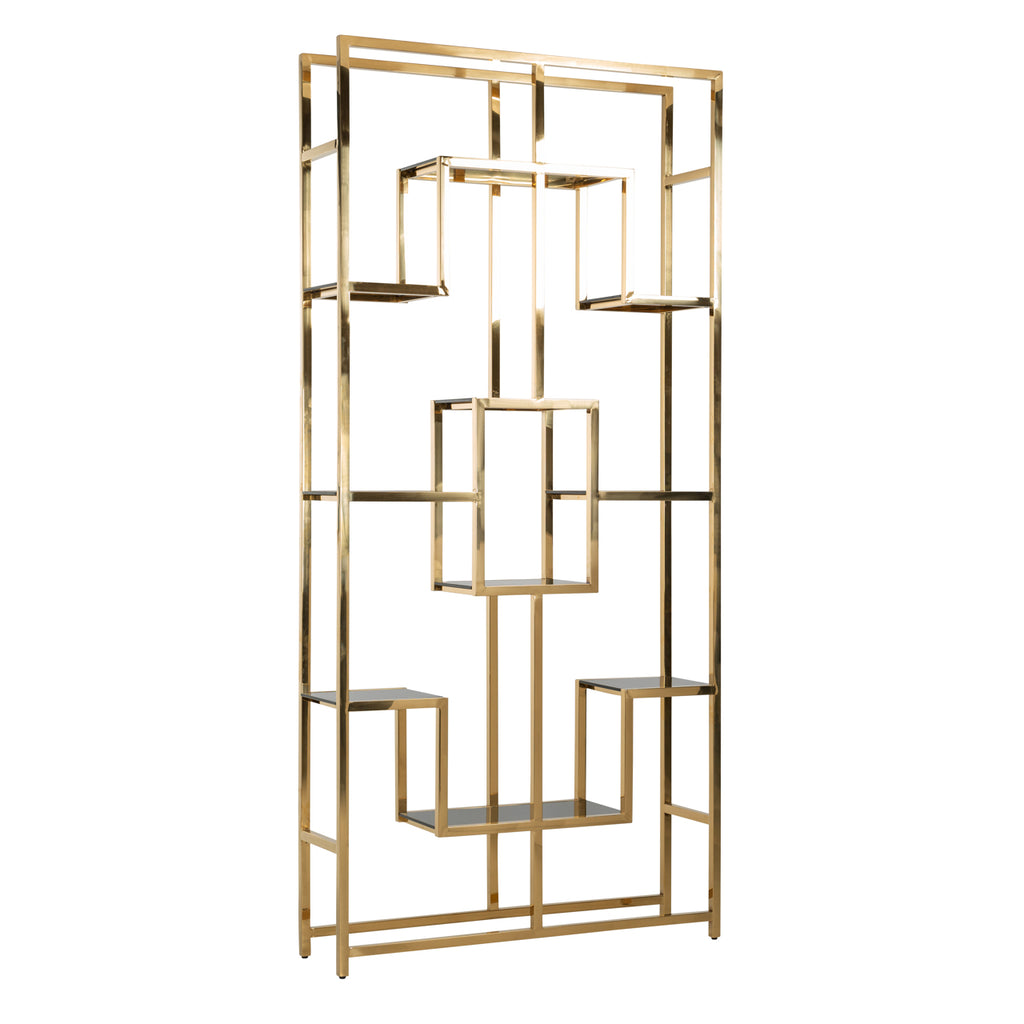 Vitrine Magnus gold