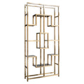 Vitrine Magnus brushed gold