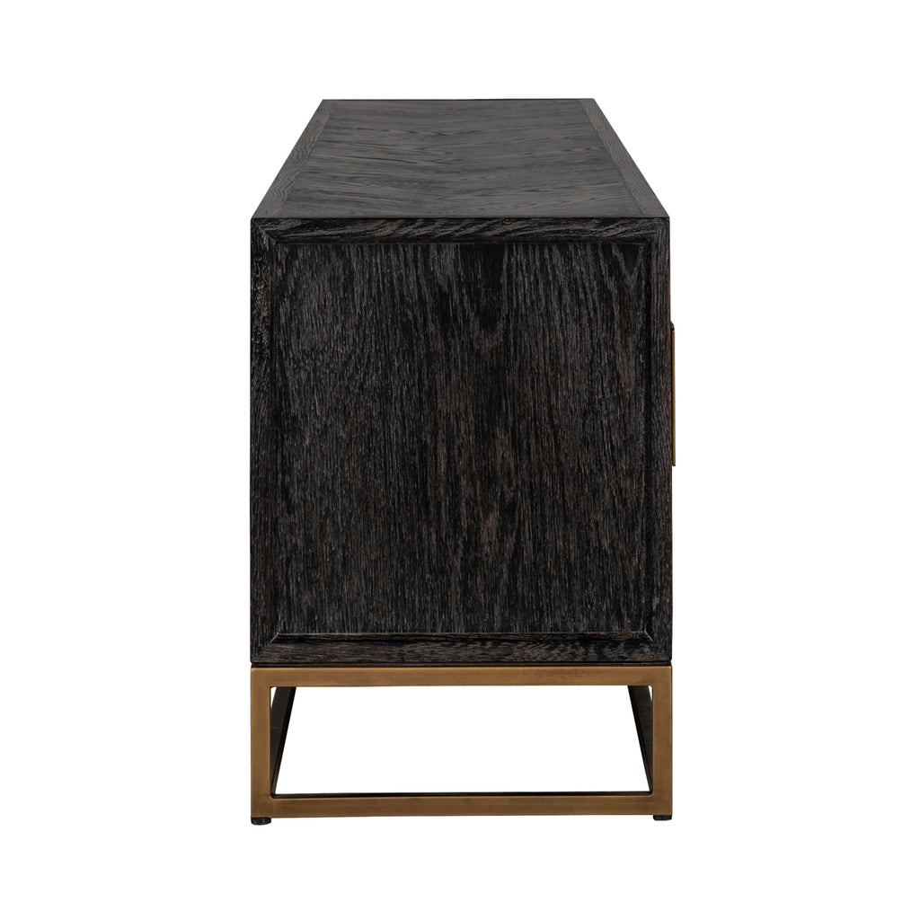 TV-Schrank Blackbone Brass black rustic 200