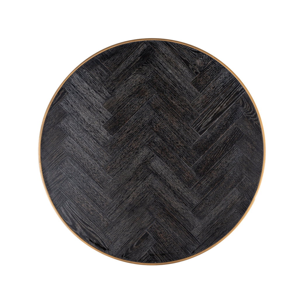 Couchtisch Blackbone Brass black rustic (Set of 2)