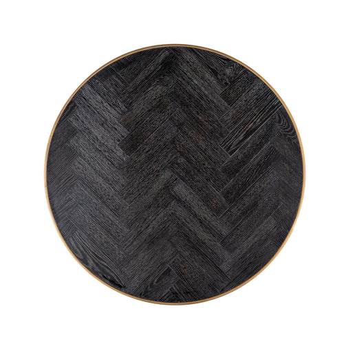 Couchtisch Blackbone Brass black rustic (Set of 2)