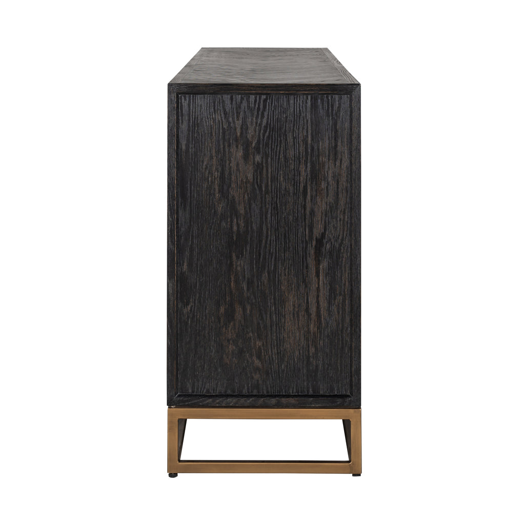 Sideboard Blackbone Brass black rustic