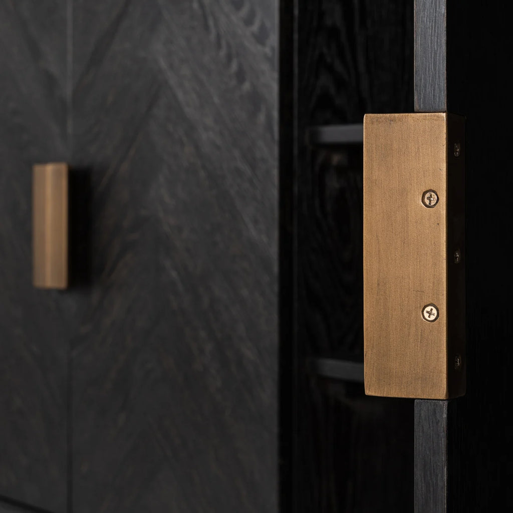 Sideboard Blackbone Brass black rustic