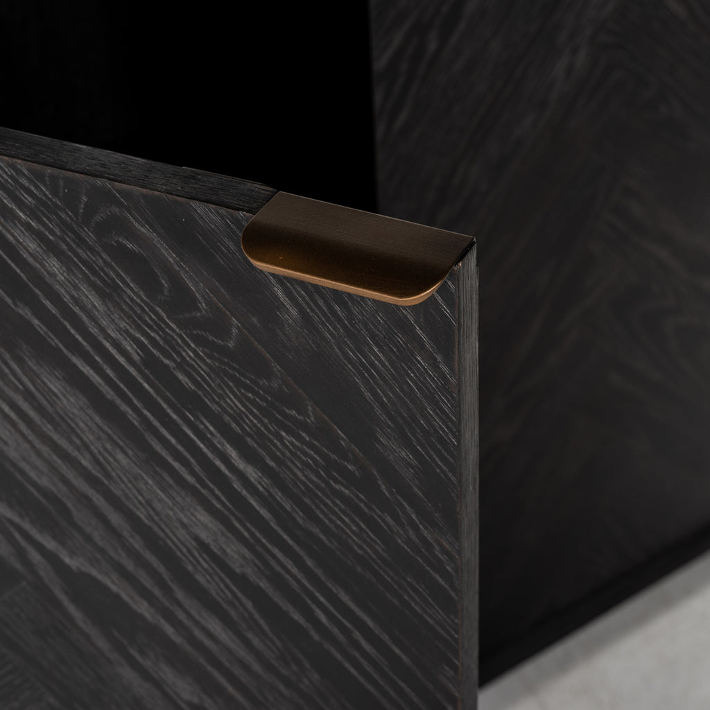Vitrine Blackbone Brass black rustic