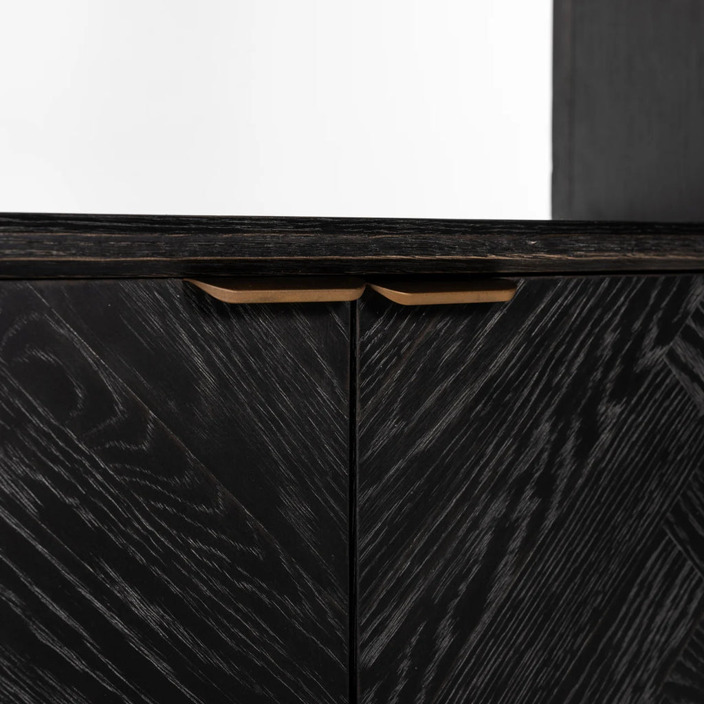 Vitrine Blackbone Brass black rustic