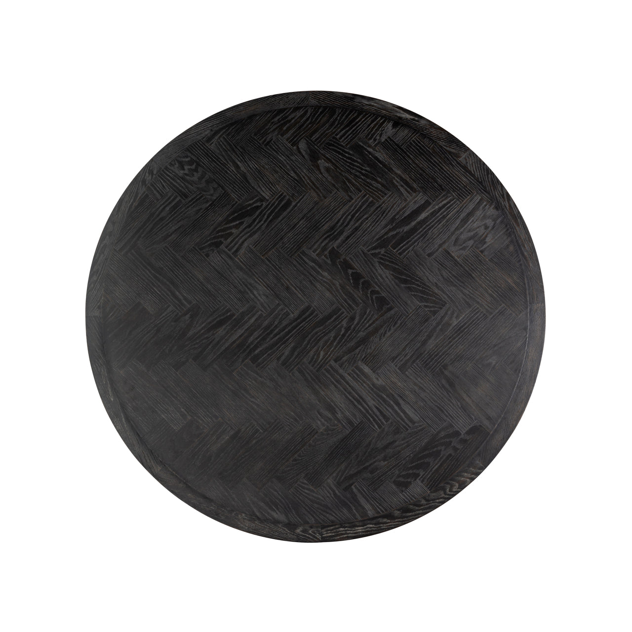 Esstisch Blackbone Brass black rustic 140Ø