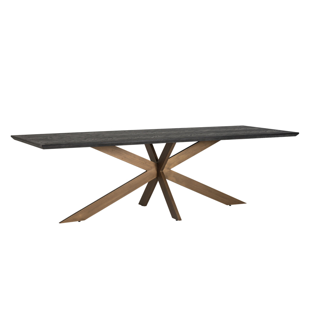 Esstisch Blackbone Brass black rustic 260