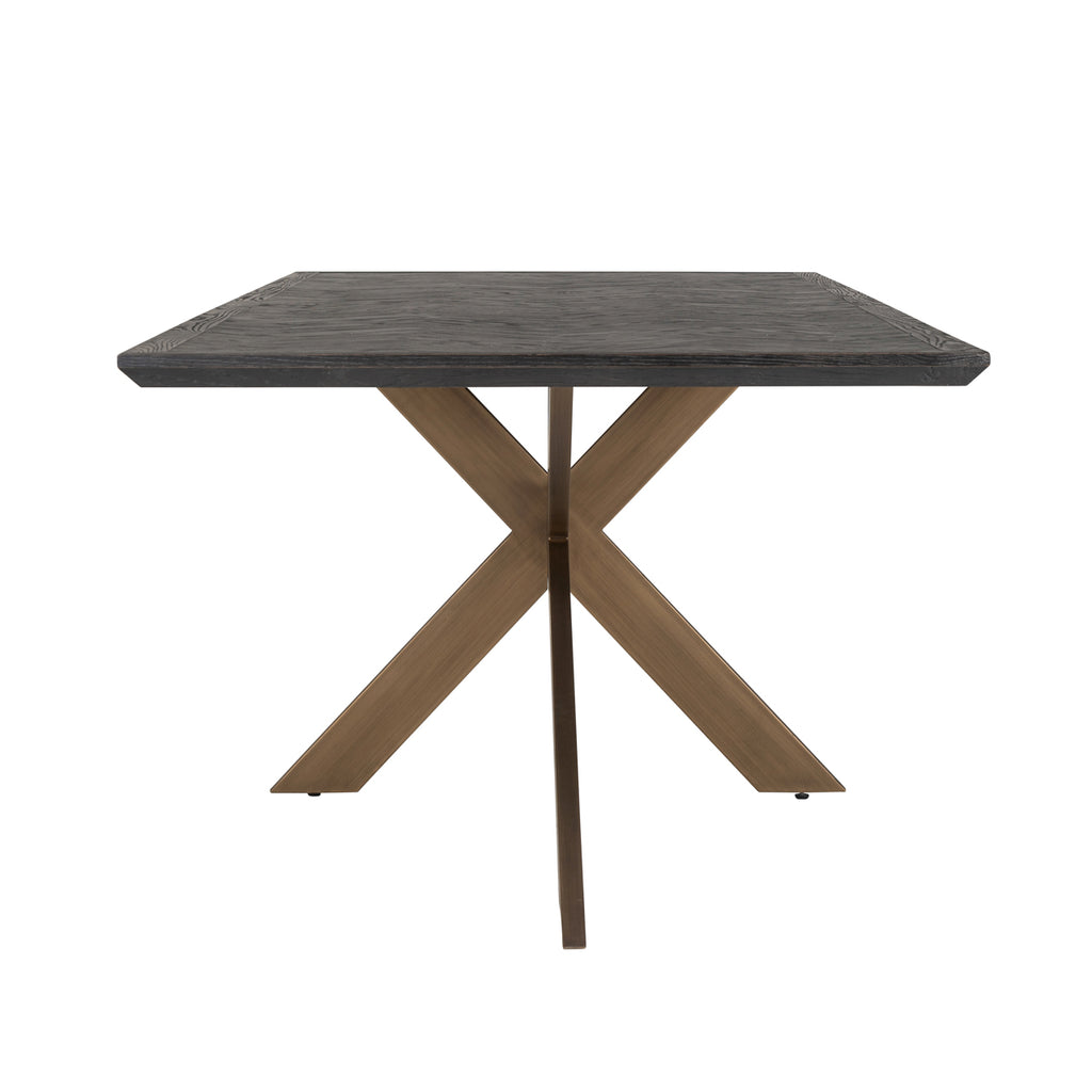 Esstisch Blackbone Brass black rustic 260