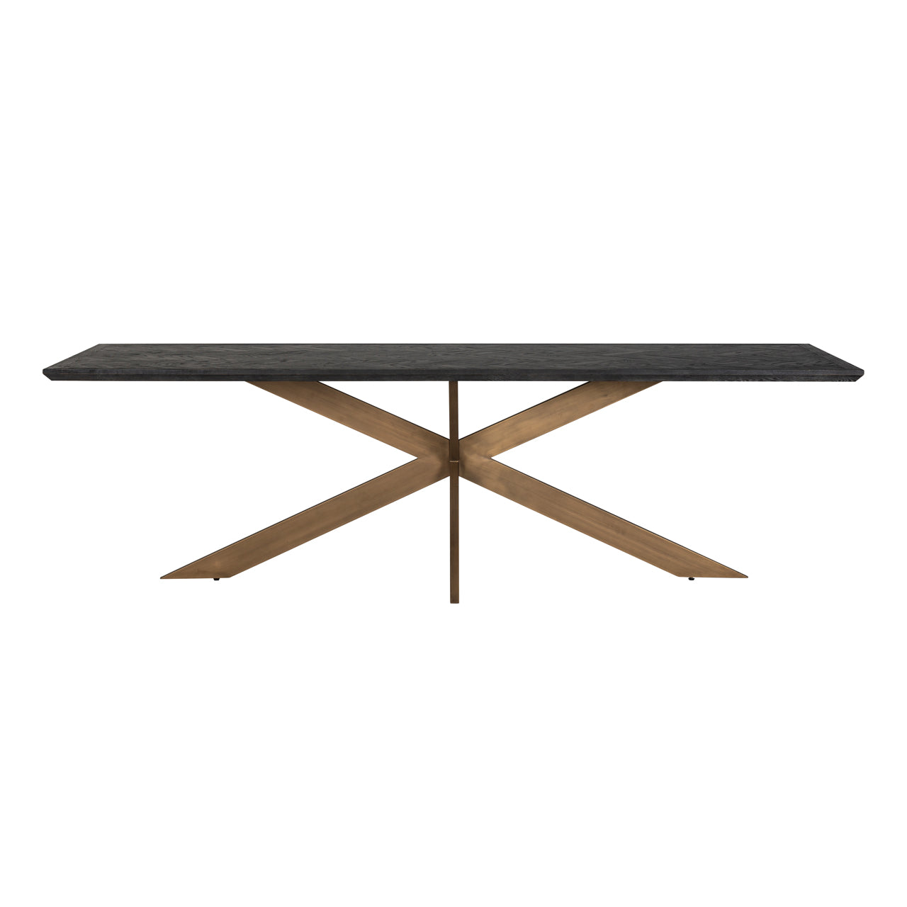 Esstisch Blackbone Brass black rustic 260