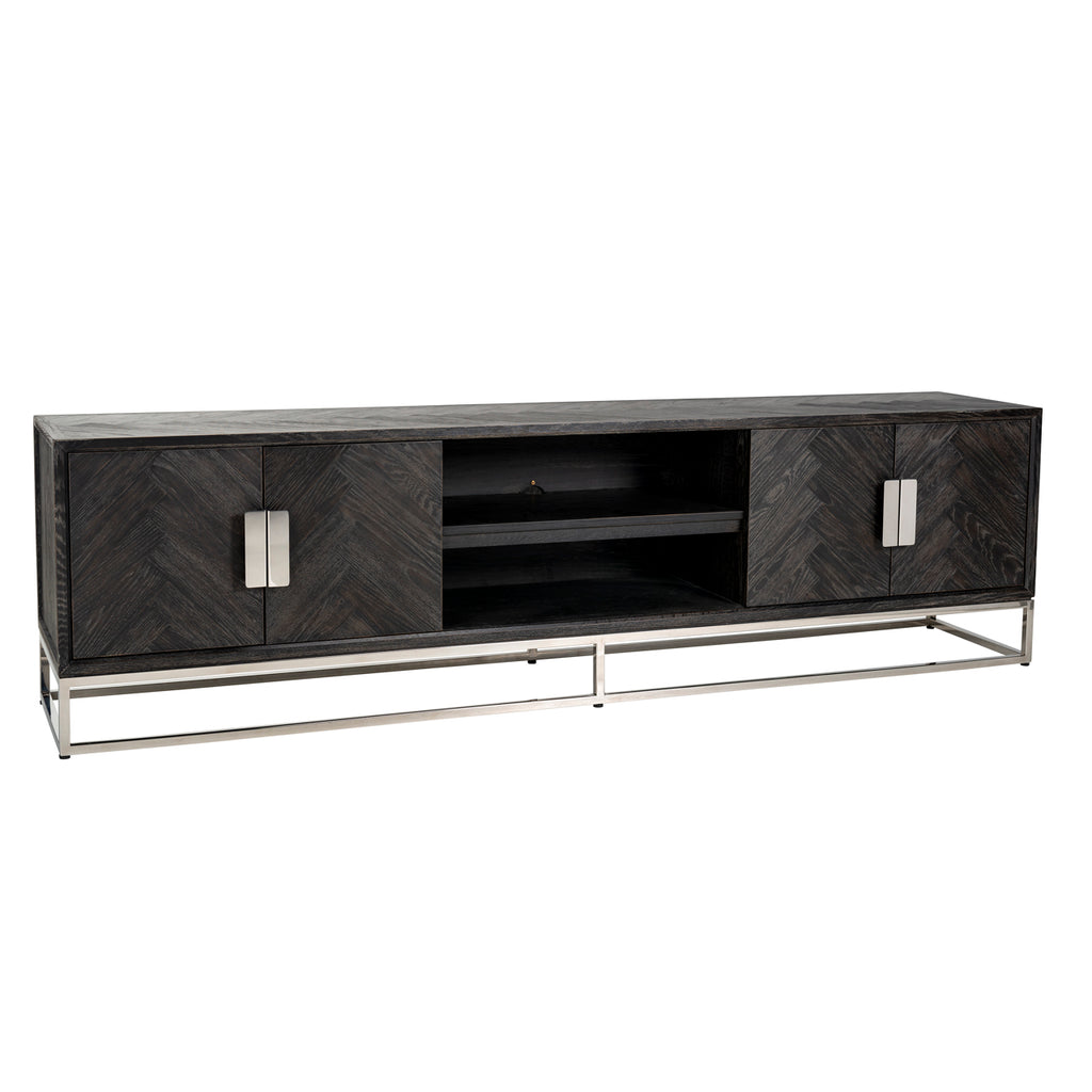 TV-Schrank Blackbone Silver black rustic 220