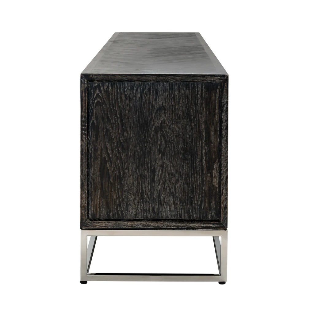 TV-Schrank Blackbone Silver black rustic 220