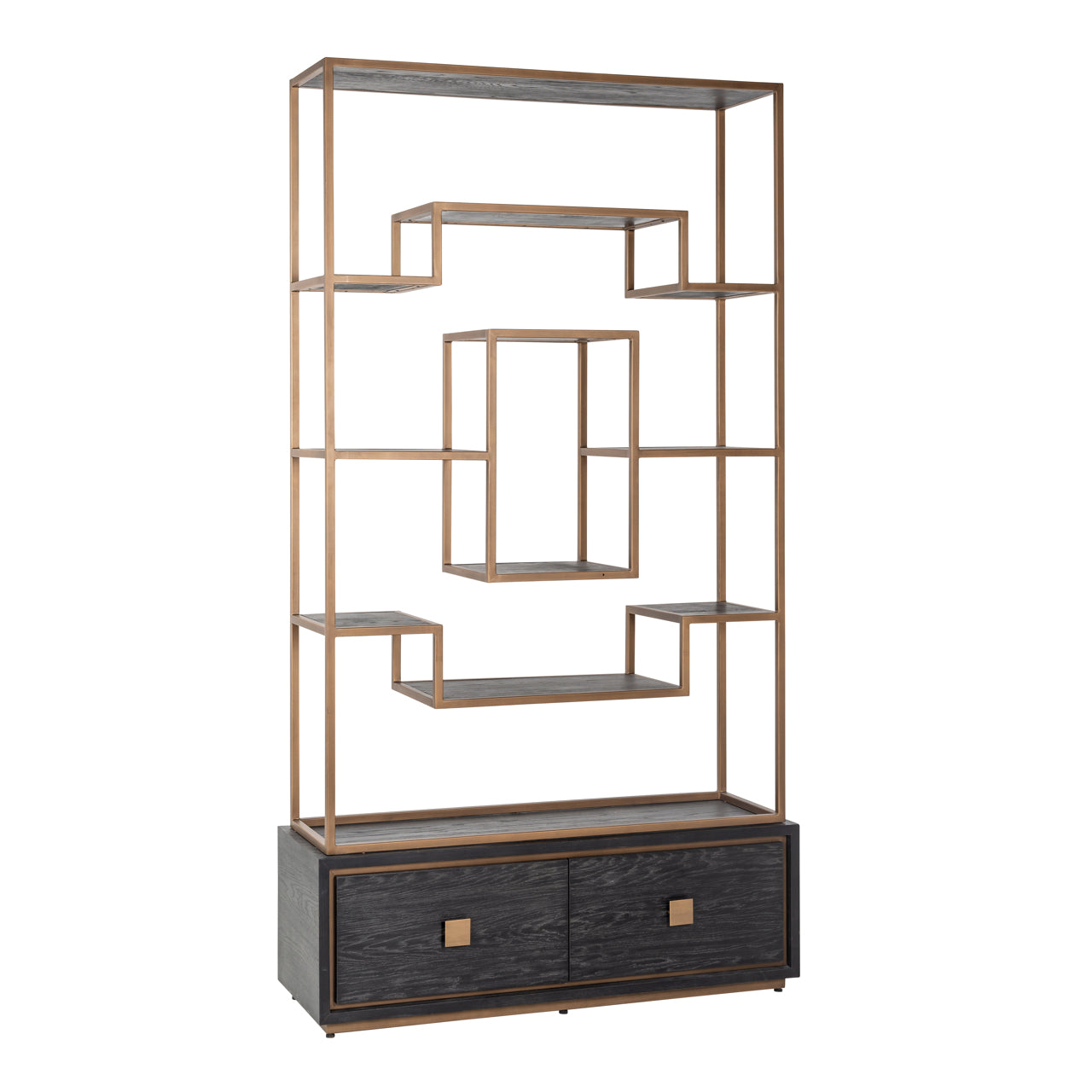Vitrine Hunter black rustic