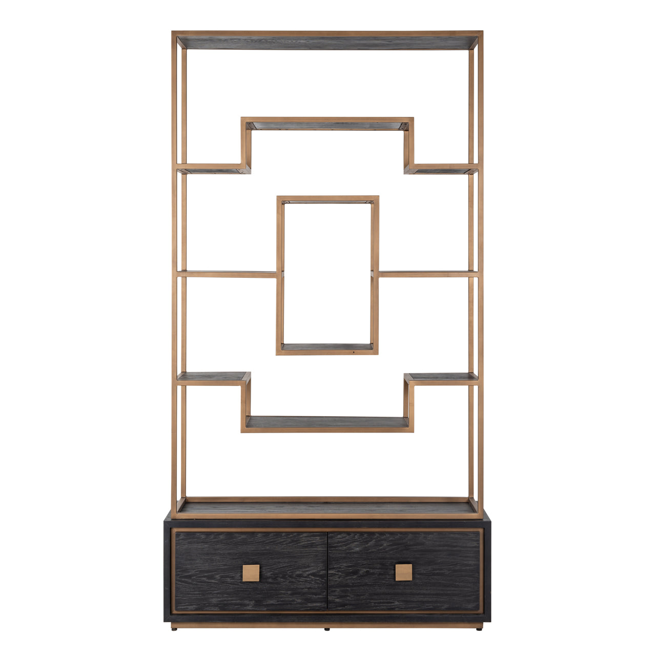Vitrine Hunter black rustic