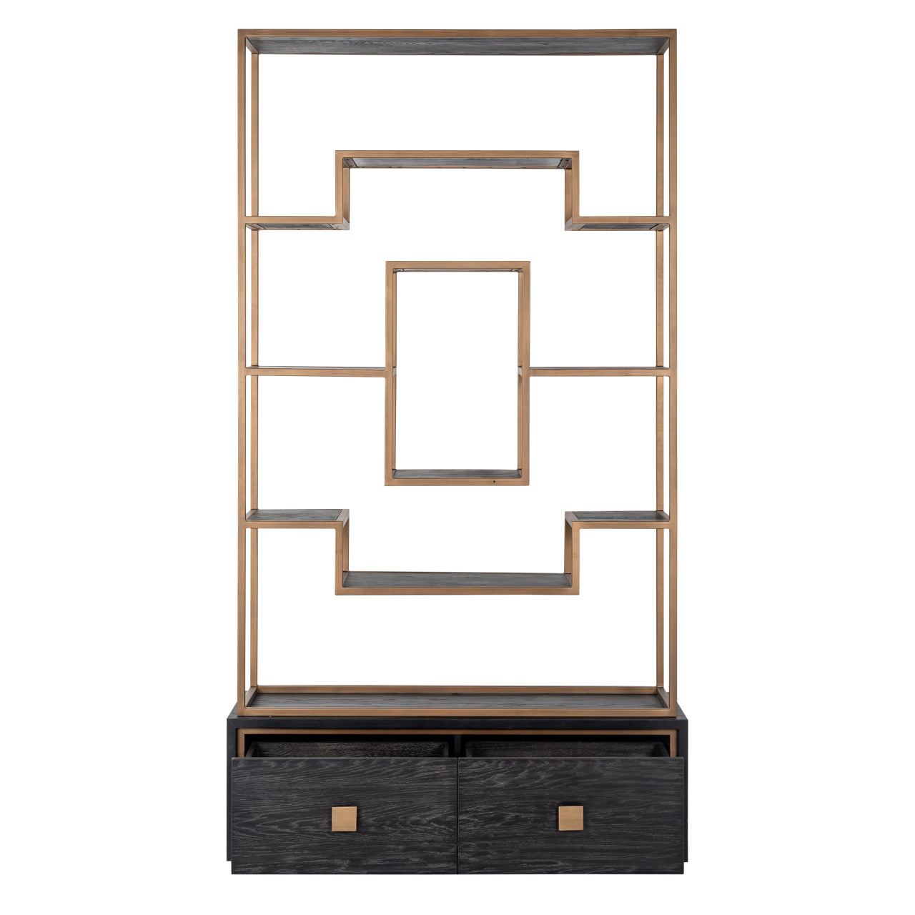 Vitrine Hunter black rustic