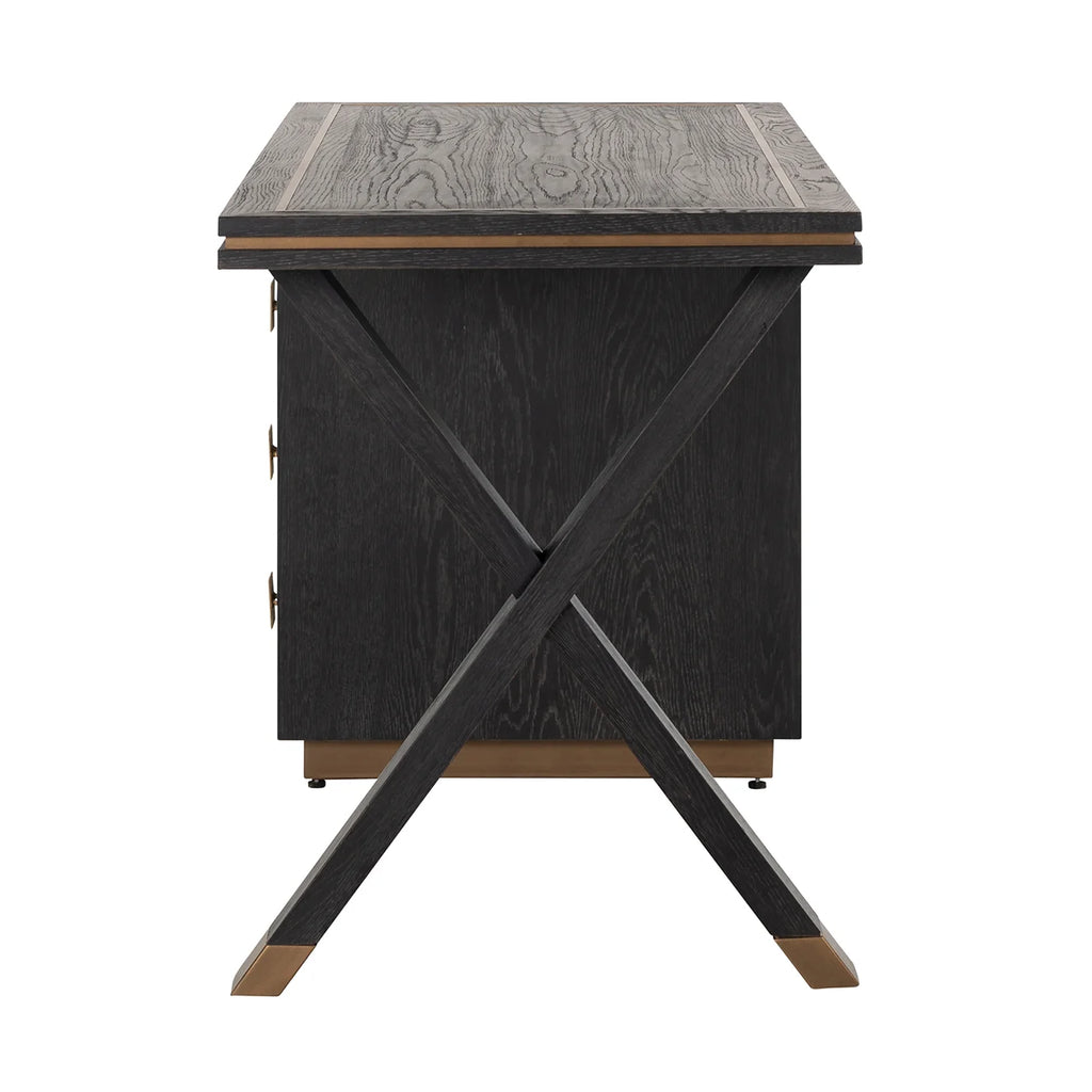 Schreibtisch Hunter black rustic