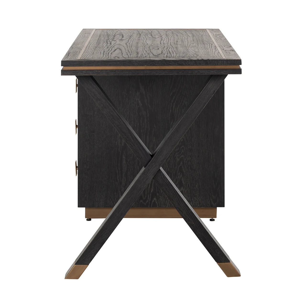 Schreibtisch Hunter black rustic