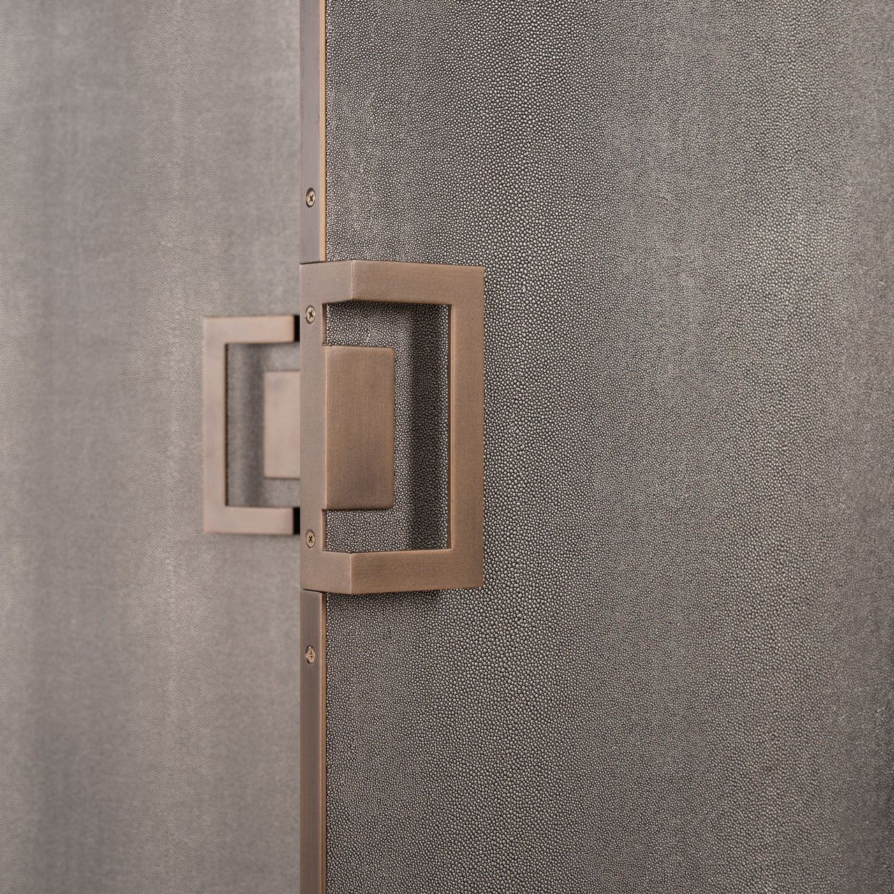 Schrank Bloomville brass shagreen