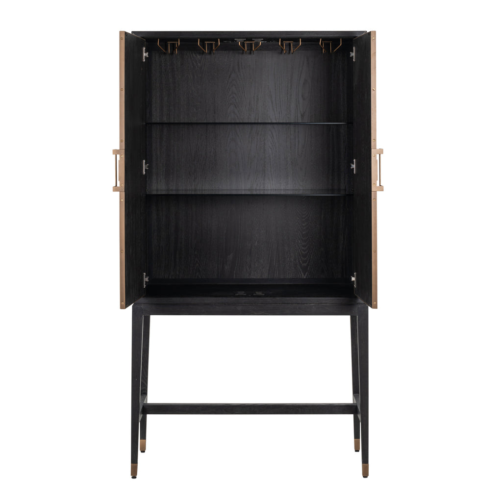Schrank Bloomville brass shagreen
