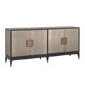 Sideboard Bloomville brass shagreen