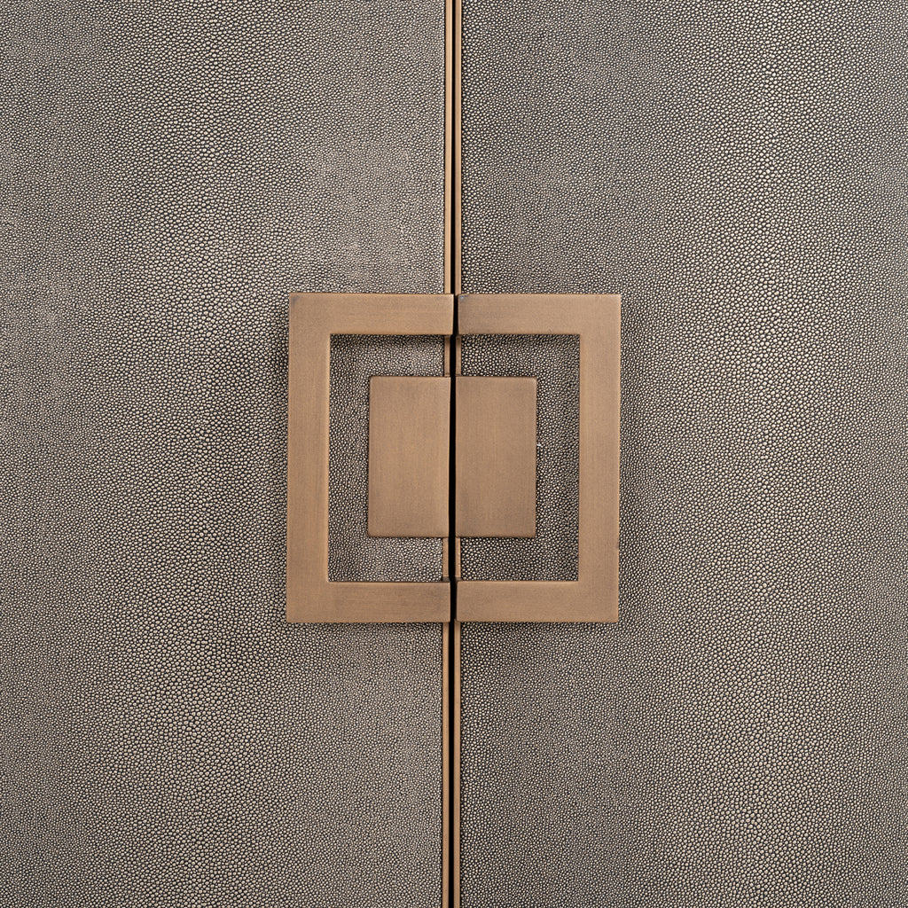 Sideboard Bloomville brass shagreen