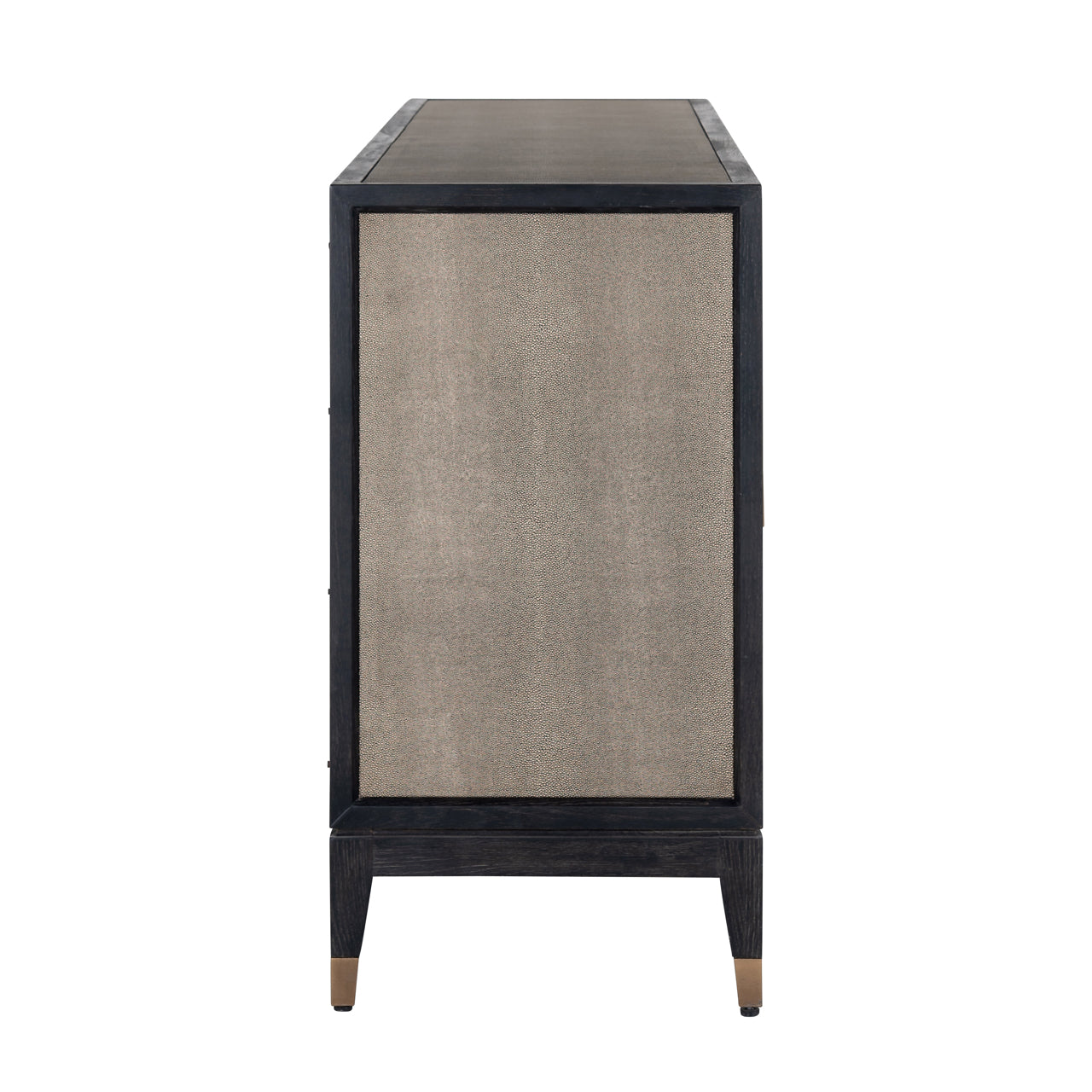 Sideboard Bloomville brass shagreen