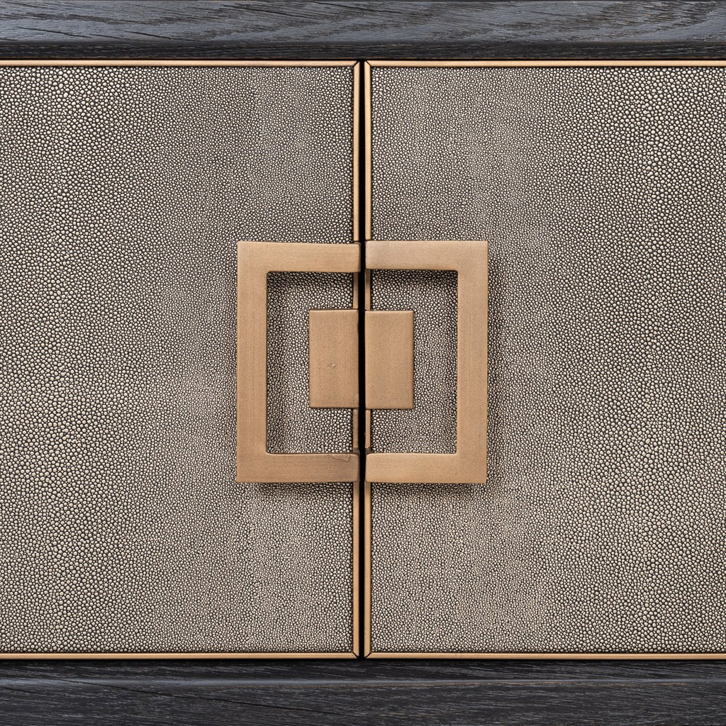 TV-Schrank Bloomville brass shagreen