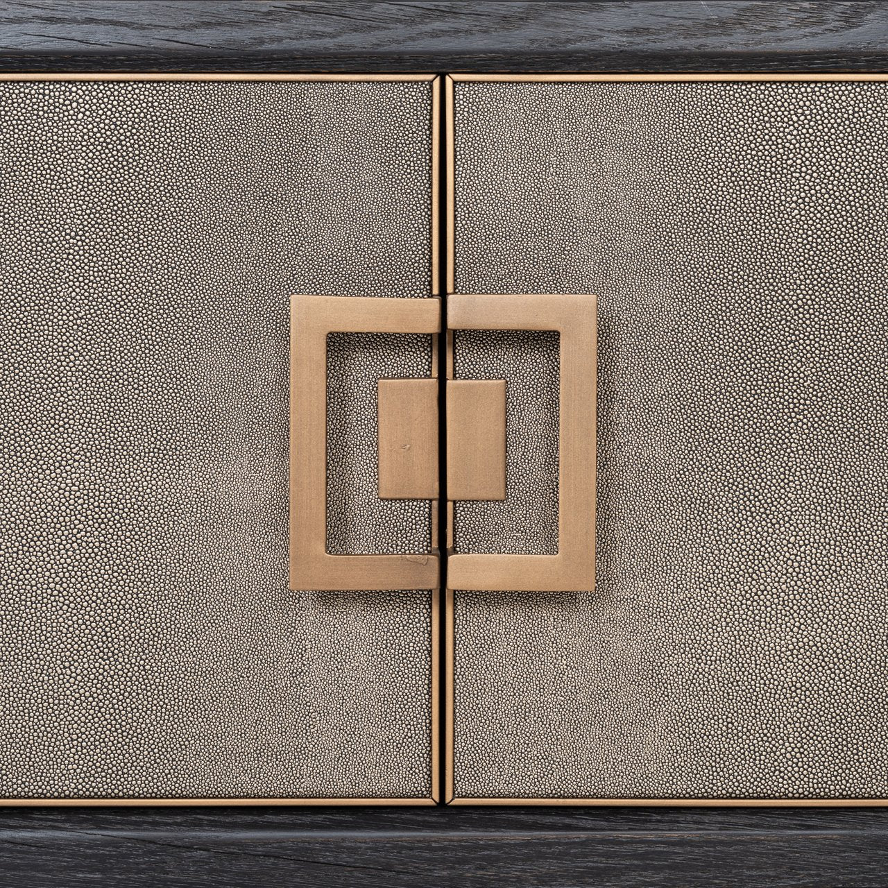TV-Schrank Bloomville brass shagreen
