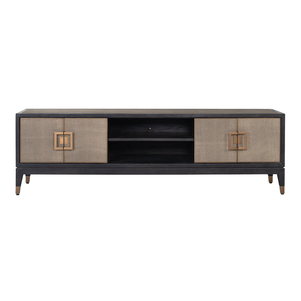 TV-Schrank Bloomville brass shagreen