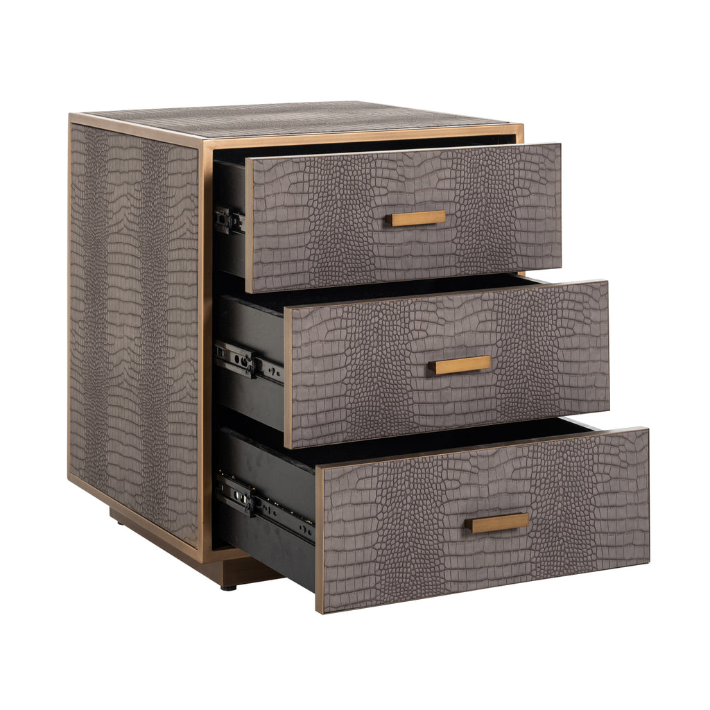 Nachttisch Classio brushed gold