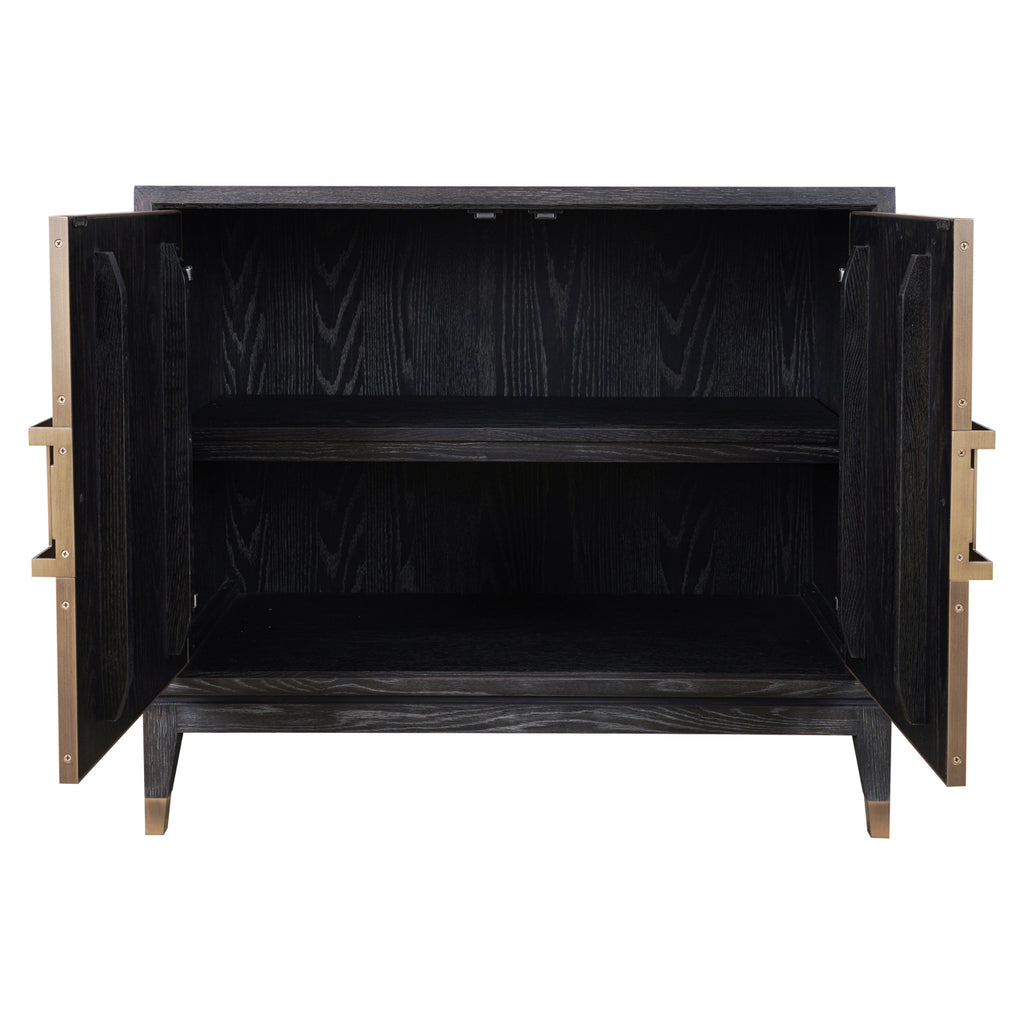Sideboard Bloomville brass shagreen
